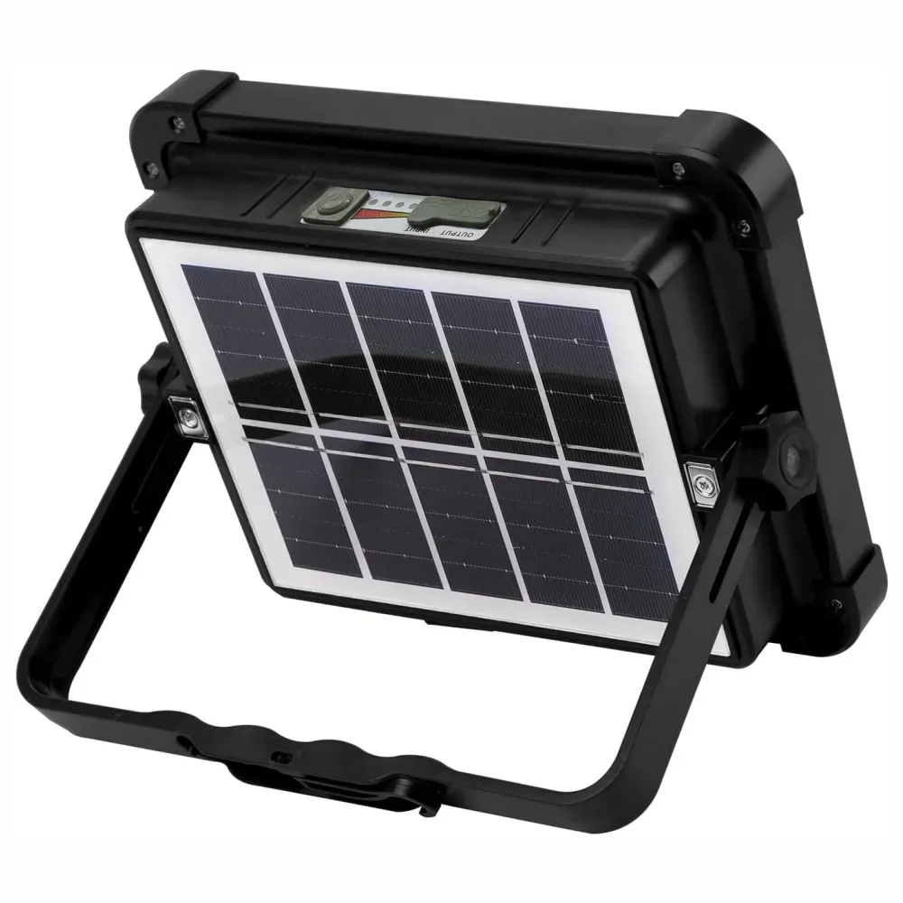 Reflector Solar Portatil 4 Modos De Luz Led 120w Power Bank