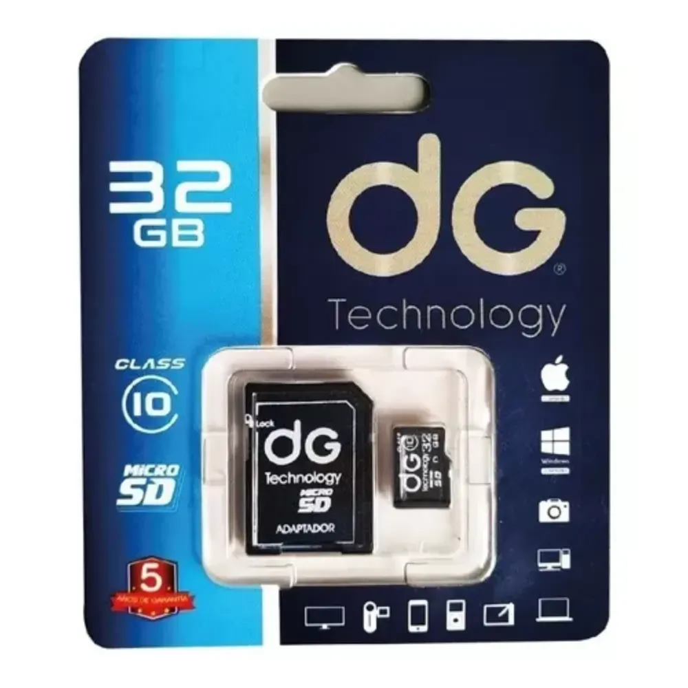 Memoria Micro Sd 32gb Clase 10 + Adaptador Dg Original