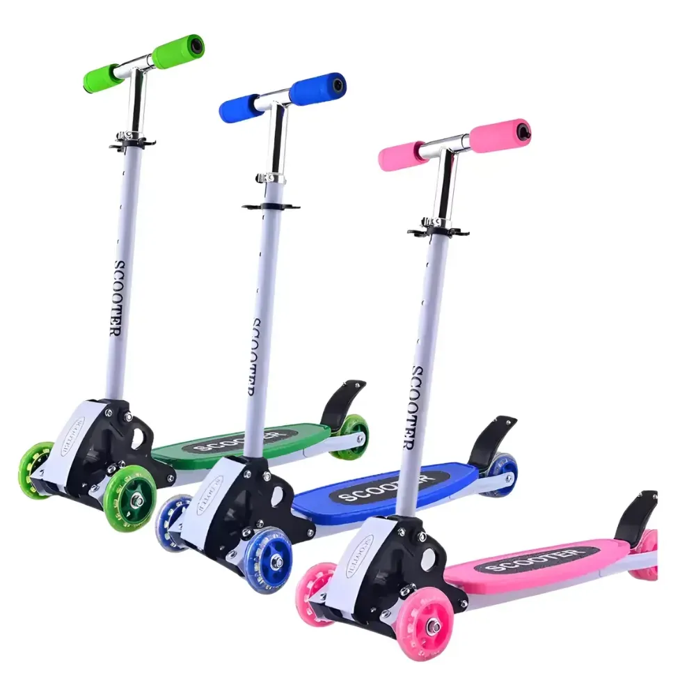 Scooter Para Niños Ruedas Ecualizable Robotica Led Ref956