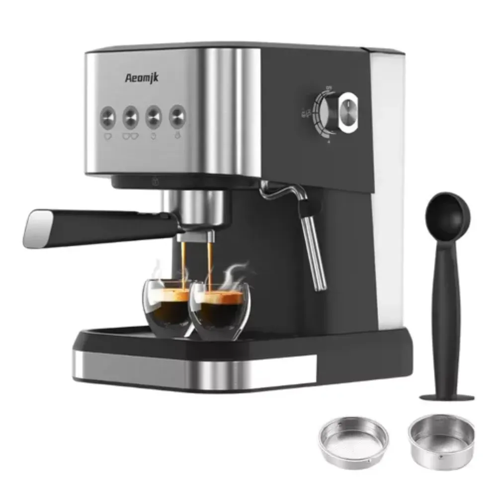 Maquina Para Cafe Expreso Capuchino Latte 1050w 20bar Aeomjk