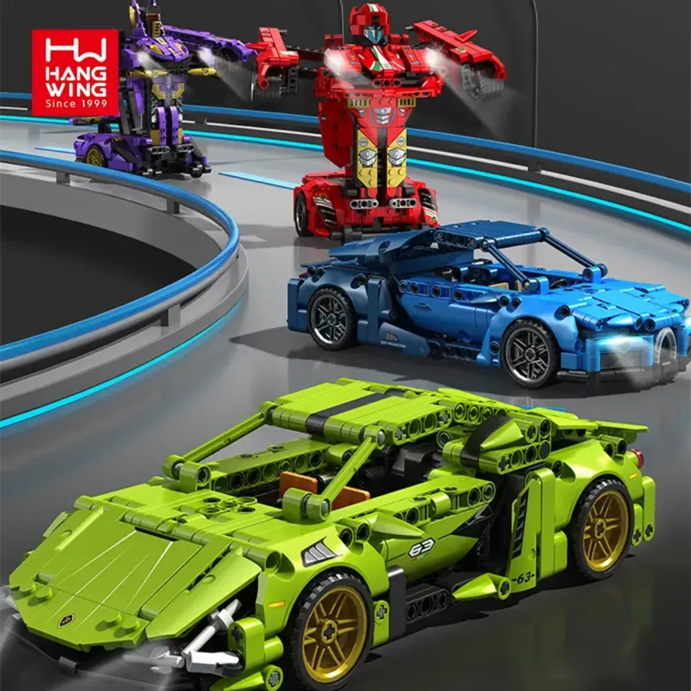 Carro De Juguete Tipo Lego Robot Transformers 2 En 1 721 Pcs