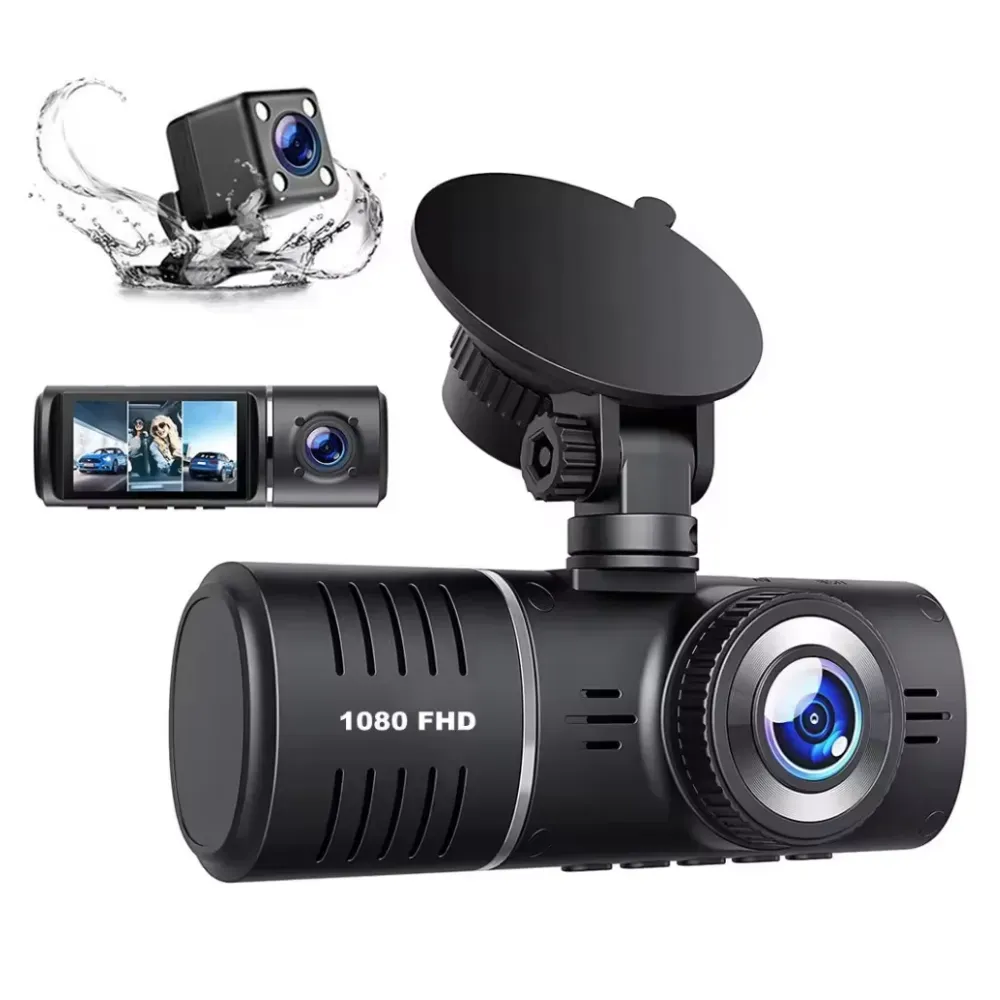 Camara 3 En 1 Para Carro Fullhd Vision Nocturna Interior Ext