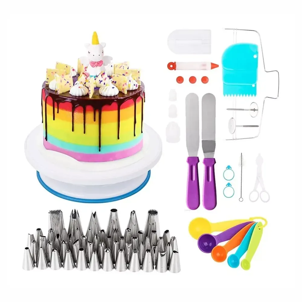 Kit Decoracion De Pasteles Set 137 Piezas De Repostería Fina