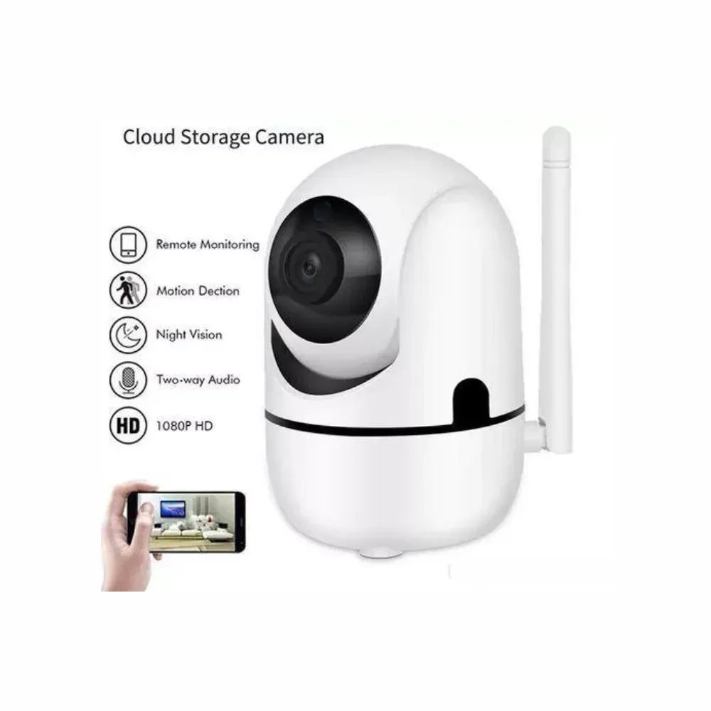 Camara De Seguridad Robotica Wifi 1080 + Micro Sd 32gb