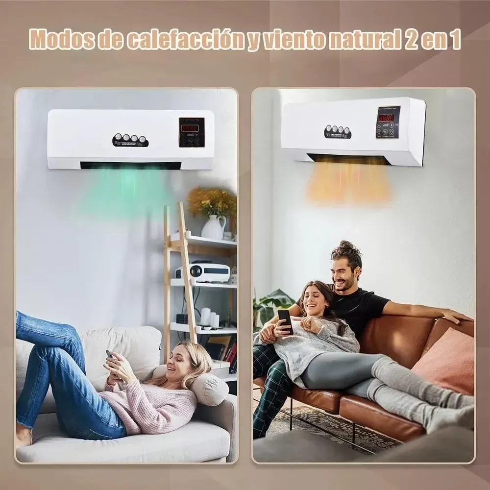 Aire Acondicionado Y Calefactor 2000w Portátil Con Control