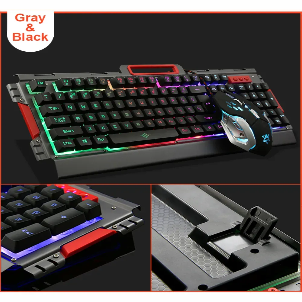 Combo Teclado Gamer + Mouse Gamer Retroiluminado K33