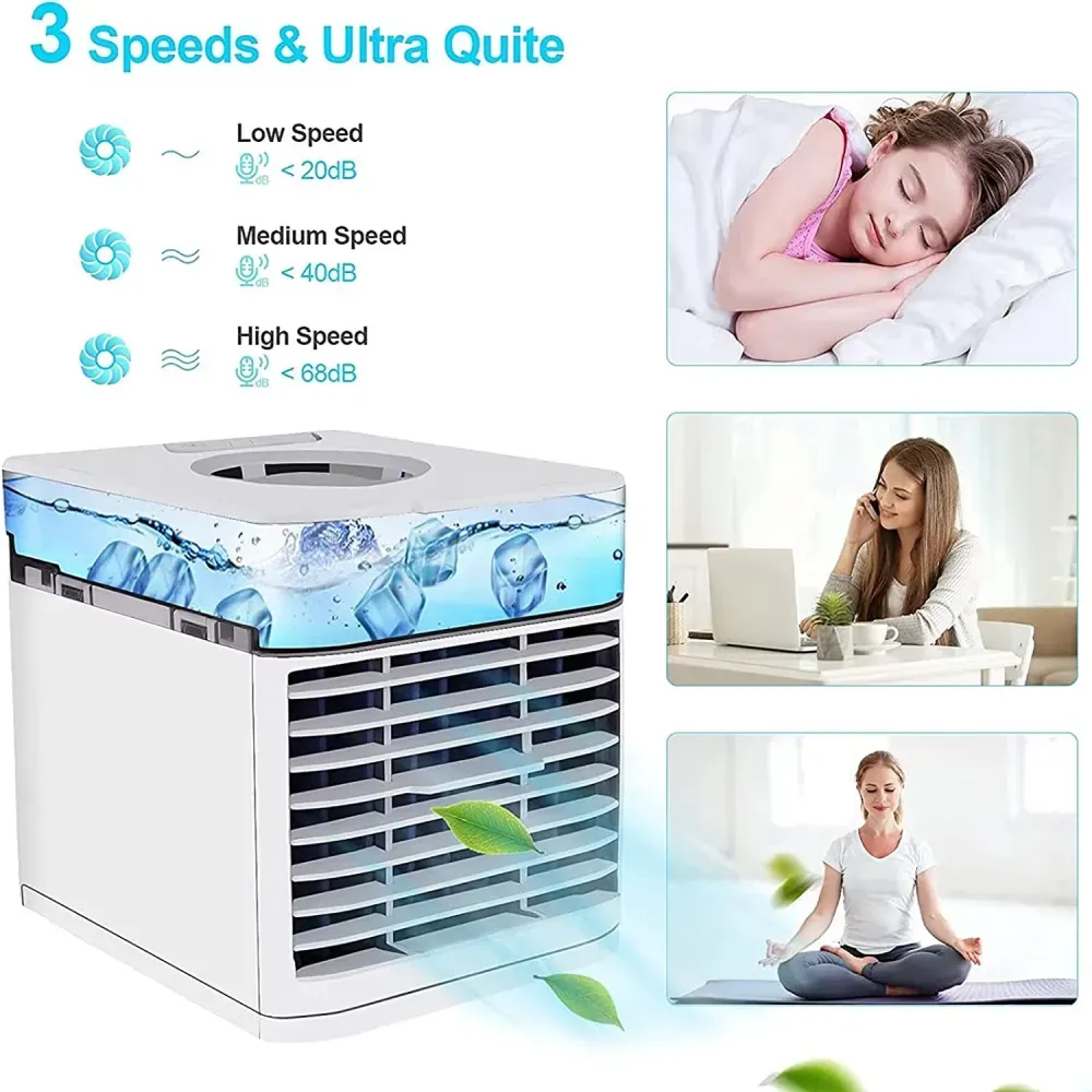 Aire Acondicionado Portatil Ventilador Artic Air Cooler Usb