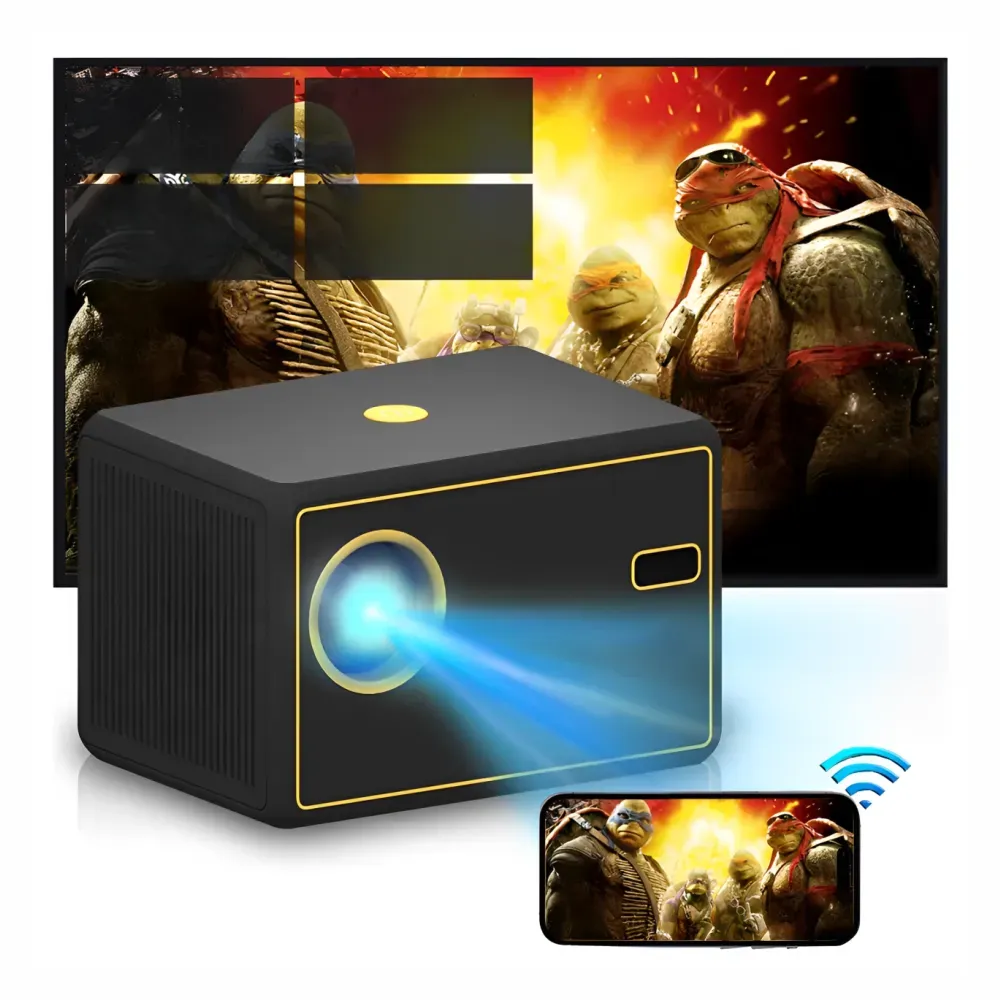 Proyector Android Video Beam 4000 Lumens Auto Enfoque Wifi