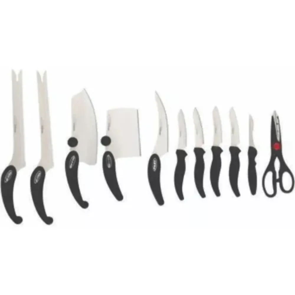 Juego De Set Cuchillos Profesionales Chef Mibacle Blade 13 P