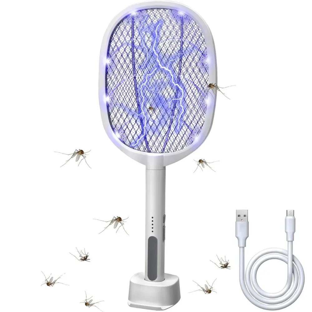 Raqueta Mata Mosquitos Led Base