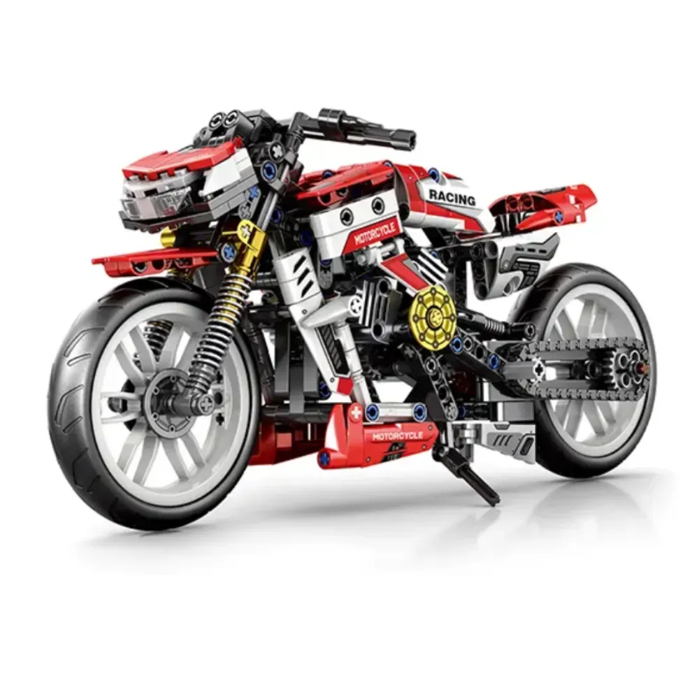 Juguete Moto Tipo Lego 467pcs Motorbike Para Niños Y Adultos