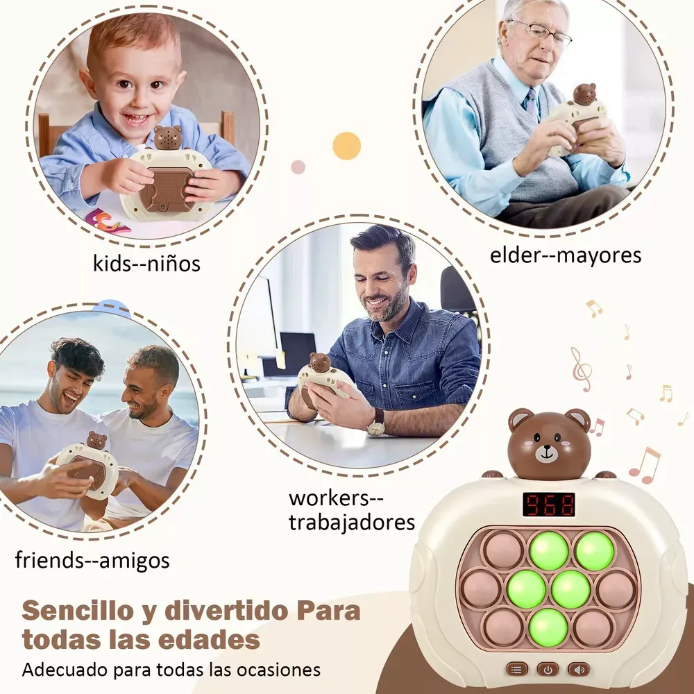 Pop It Electronico Con Pantalla Digital Juguete Para Niños