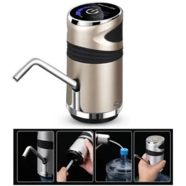 Dispensador De Agua Para Botellon Digital Recargable Tactil