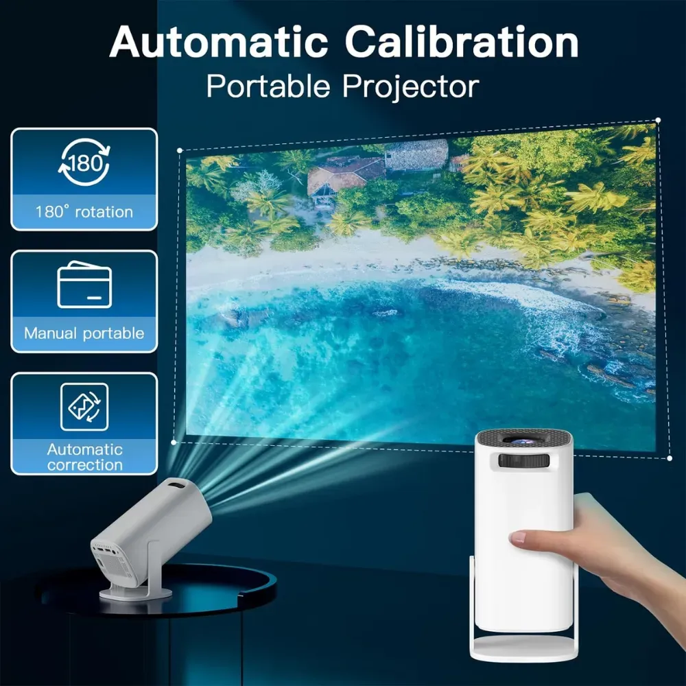 Proyector Video Beam Wifi 5g Android Game 2 Controles P300