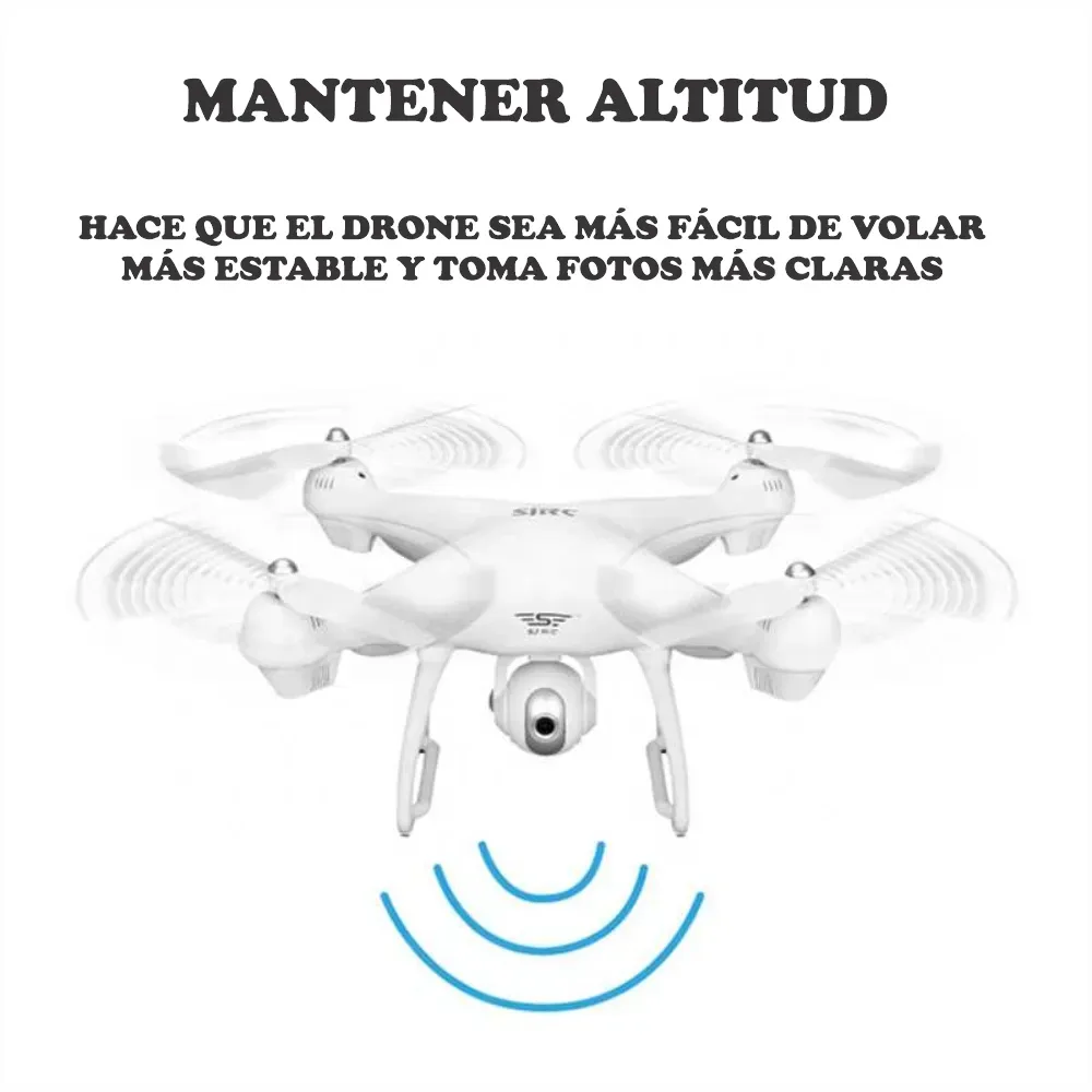 Drone Profesional Sjrc S70w 1080p Gps Sigueme Auto Retorno