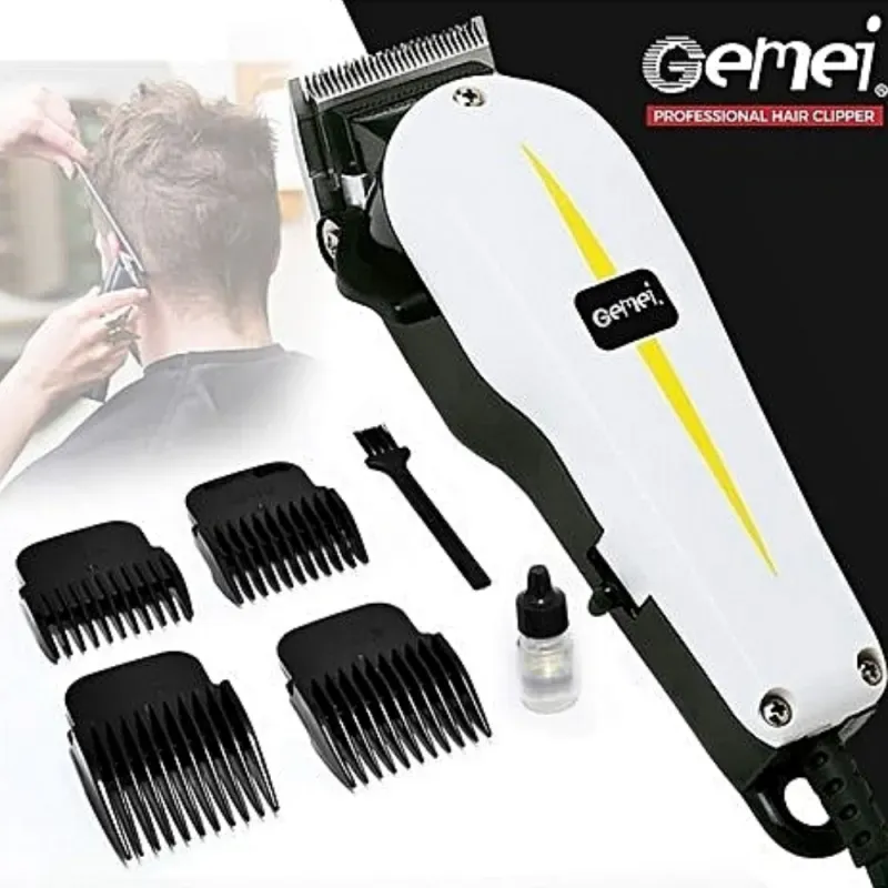 Maquina De Peluquera Kit Personal Pro Gemei Gm-1021 Corte