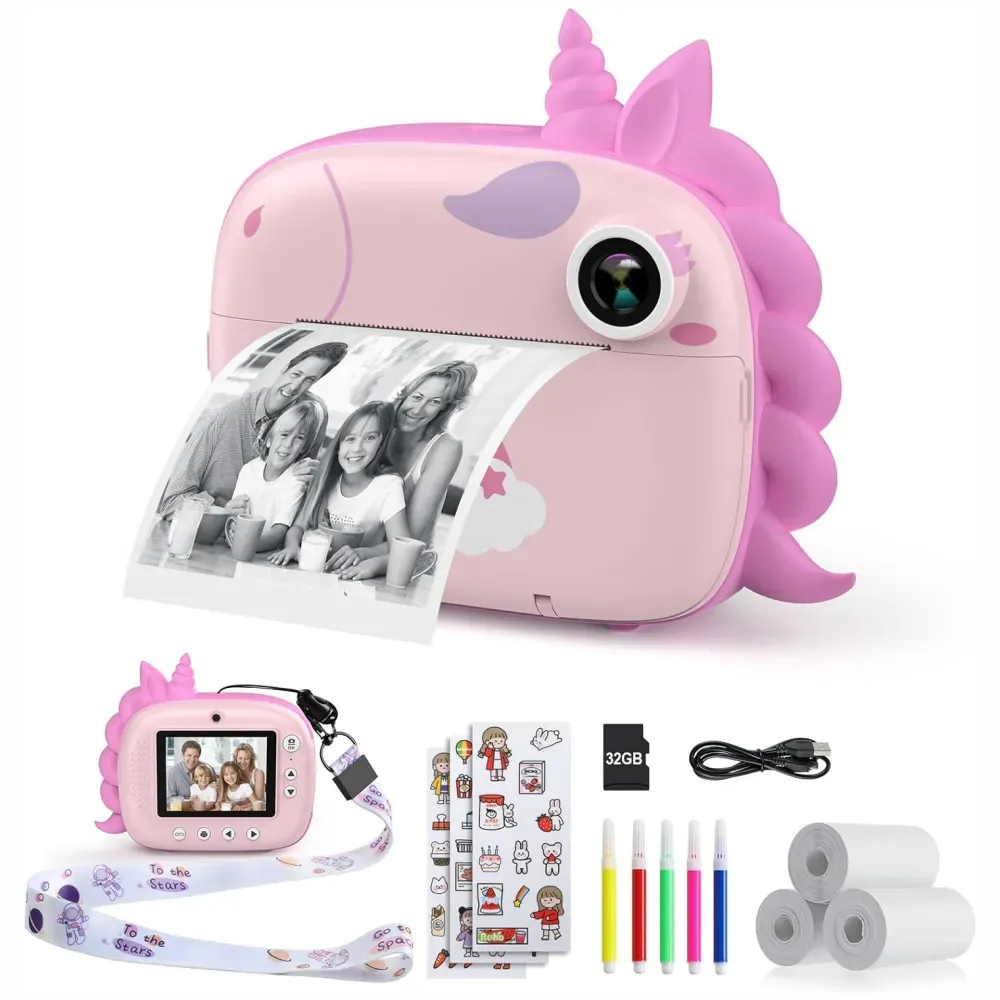 Camara Instantanea Para Niños Videos Full Hd Incluye Colores