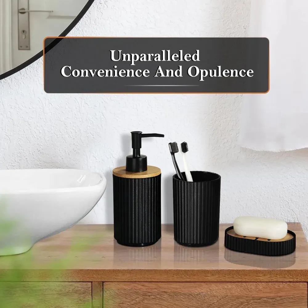 Utensilios Para Baño Organizador Con Dispensador De Jabon X6