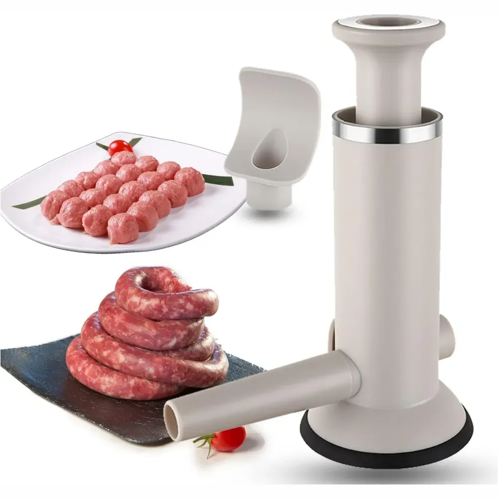 Maquina Embutidor Carne Salchichas Embutidos Manual 2 En 1