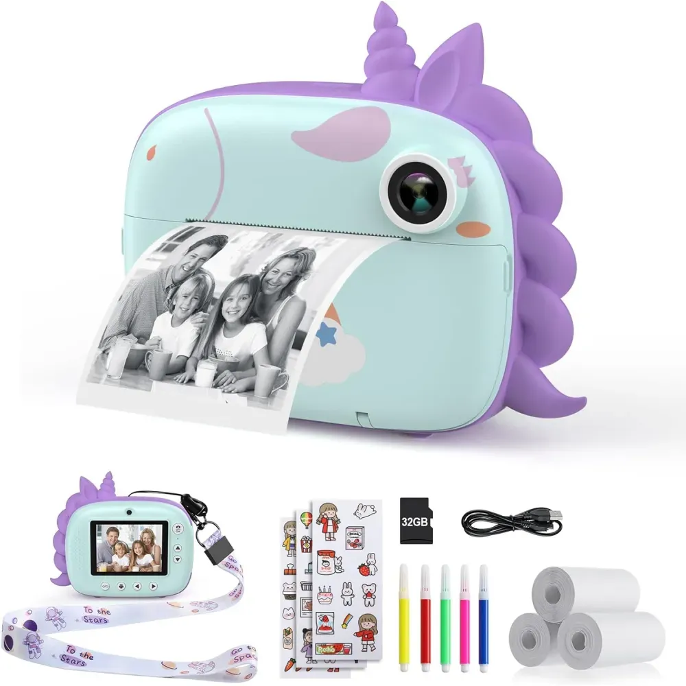 Camara Instantanea Para Niños Videos Full Hd Incluye Colores