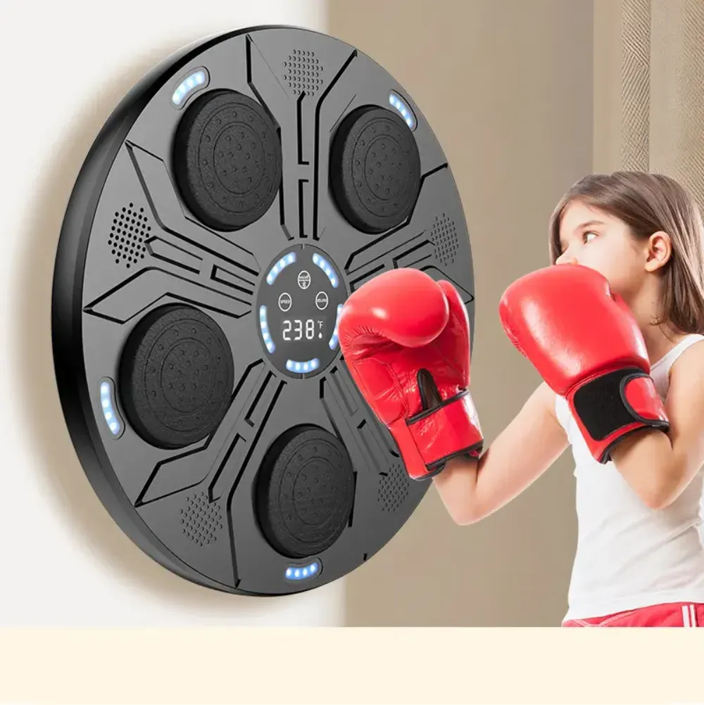 Maquina De Boxeo De Pared 9 Velocidades Con Pantalla Led