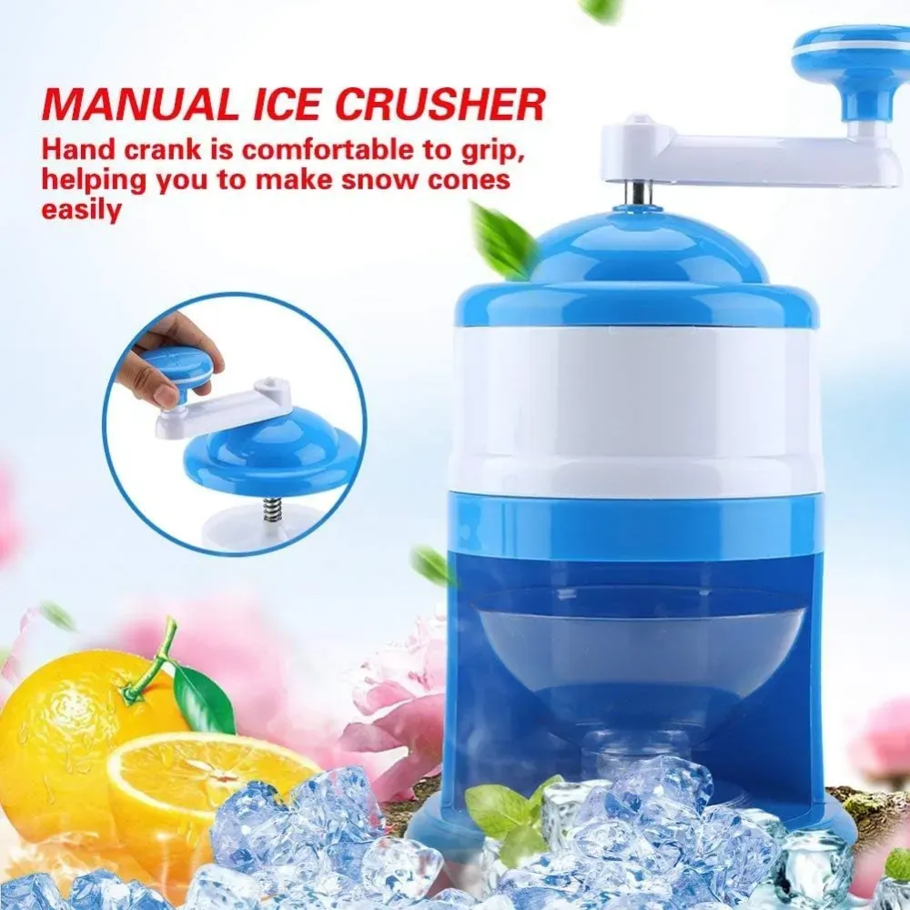 Máquina Raspador De Hielo Con Palanca Manual Portátil