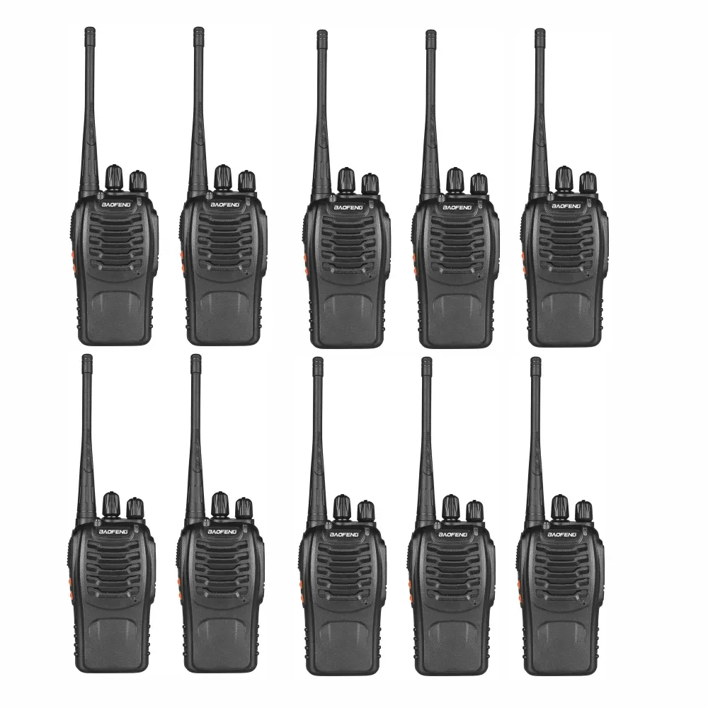 Radio Intercomunicador Baofeng 888s Uhf X10 Bateria 2800mah