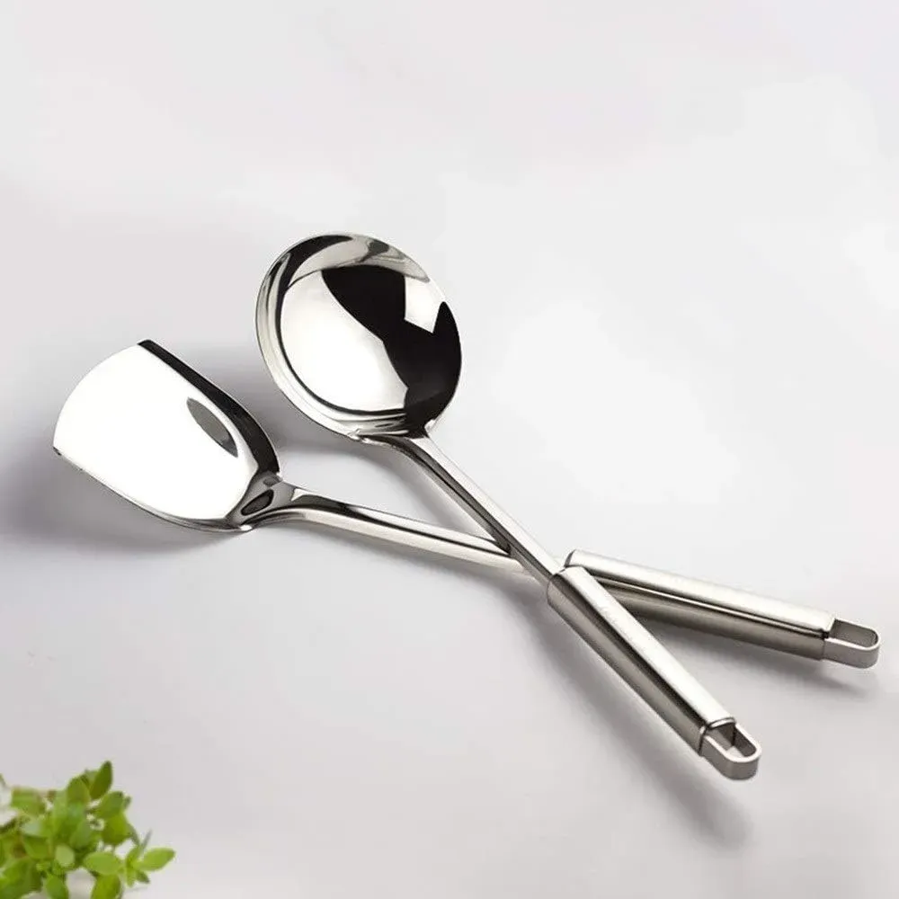 Juego De Utencilios De Cocina En Acero Inoxidable 6 Pcs Base