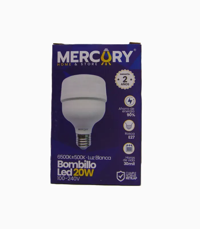 Bombillo Led Mercury De 20W