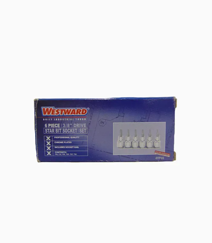 Juego de Copas Punta Torx Westward M3/8 6 Piezas