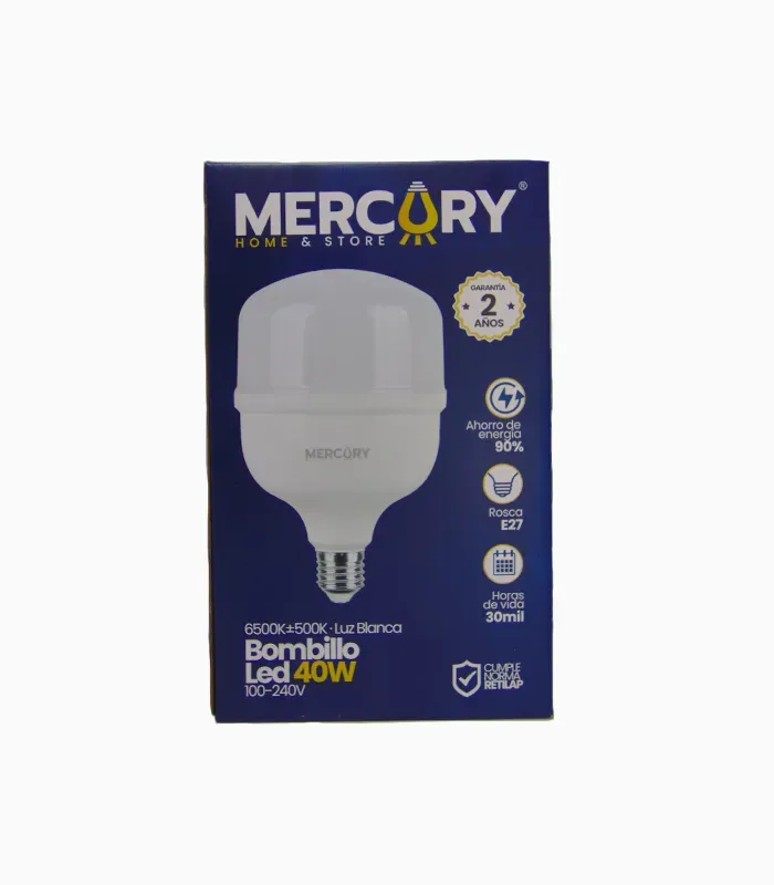 Bombillo Led Mercury de 40W