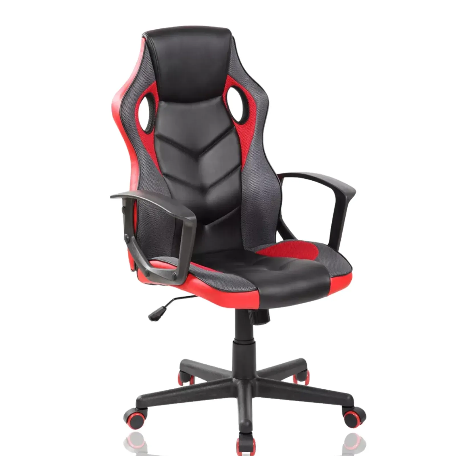 Silla Gamer Basic Series Ngr-Roj