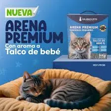 Arena Calabaza Premium Granulo Pequeño Talco De Bebe 5Kg