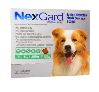 Antipulgas Nexgard Para Perros 10,1-25kg