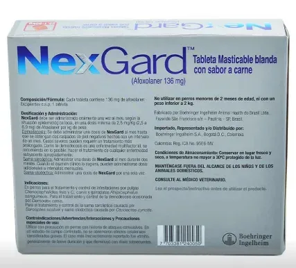 Antipulgas Nexgard Para Perros 25,1-50kg