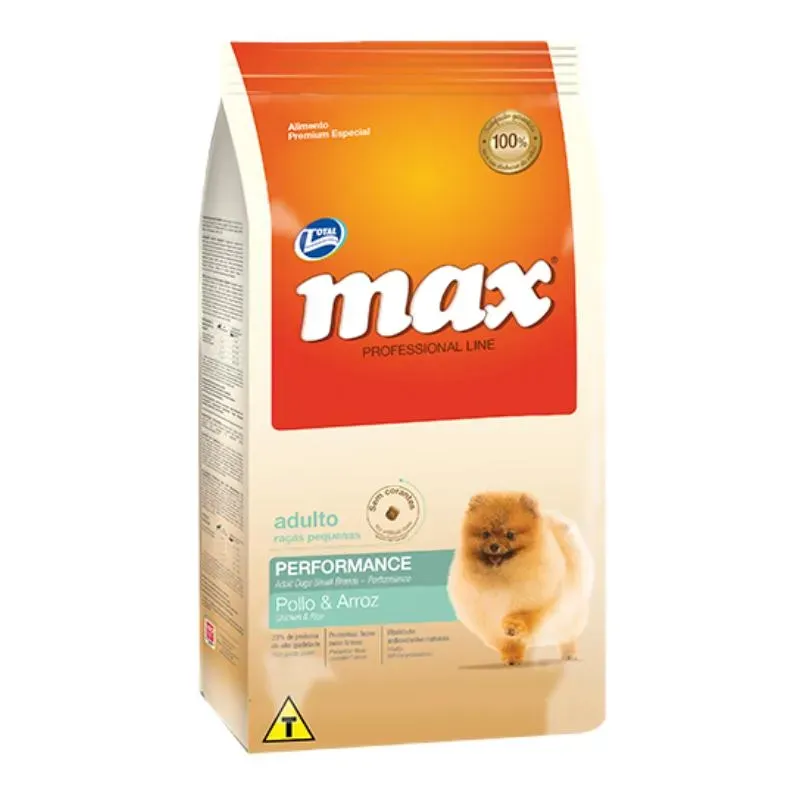 Max - Professional Line Performance Adultos Razas Pequeñas Pollo & Arroz