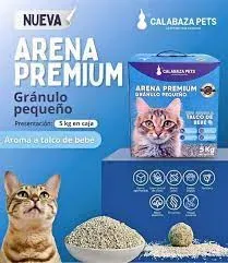 Arena Calabaza Premium Granulo Pequeño Talco De Bebe 5Kg