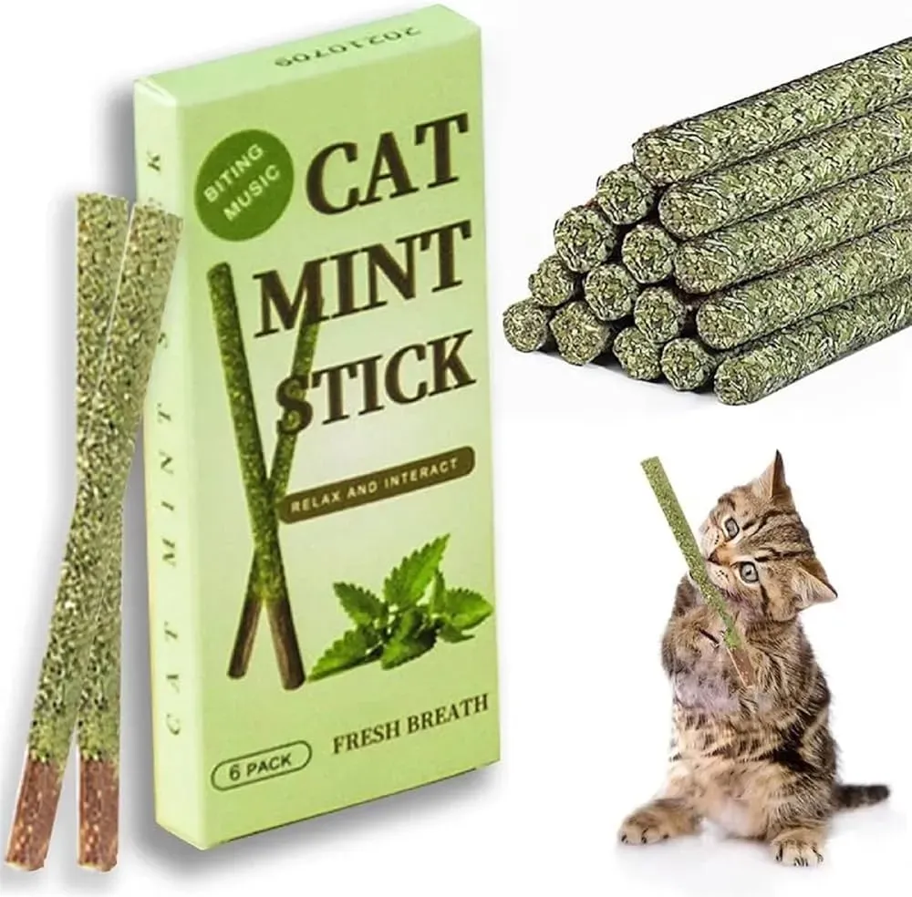 Cat Mint Stick (Golosinas Relajantes Y Refrescantes)