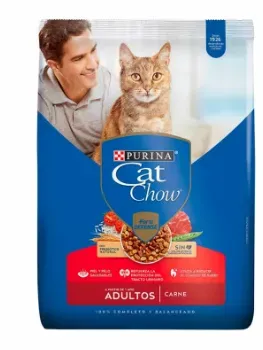 Cat Chow Gatos Adultos Carne 