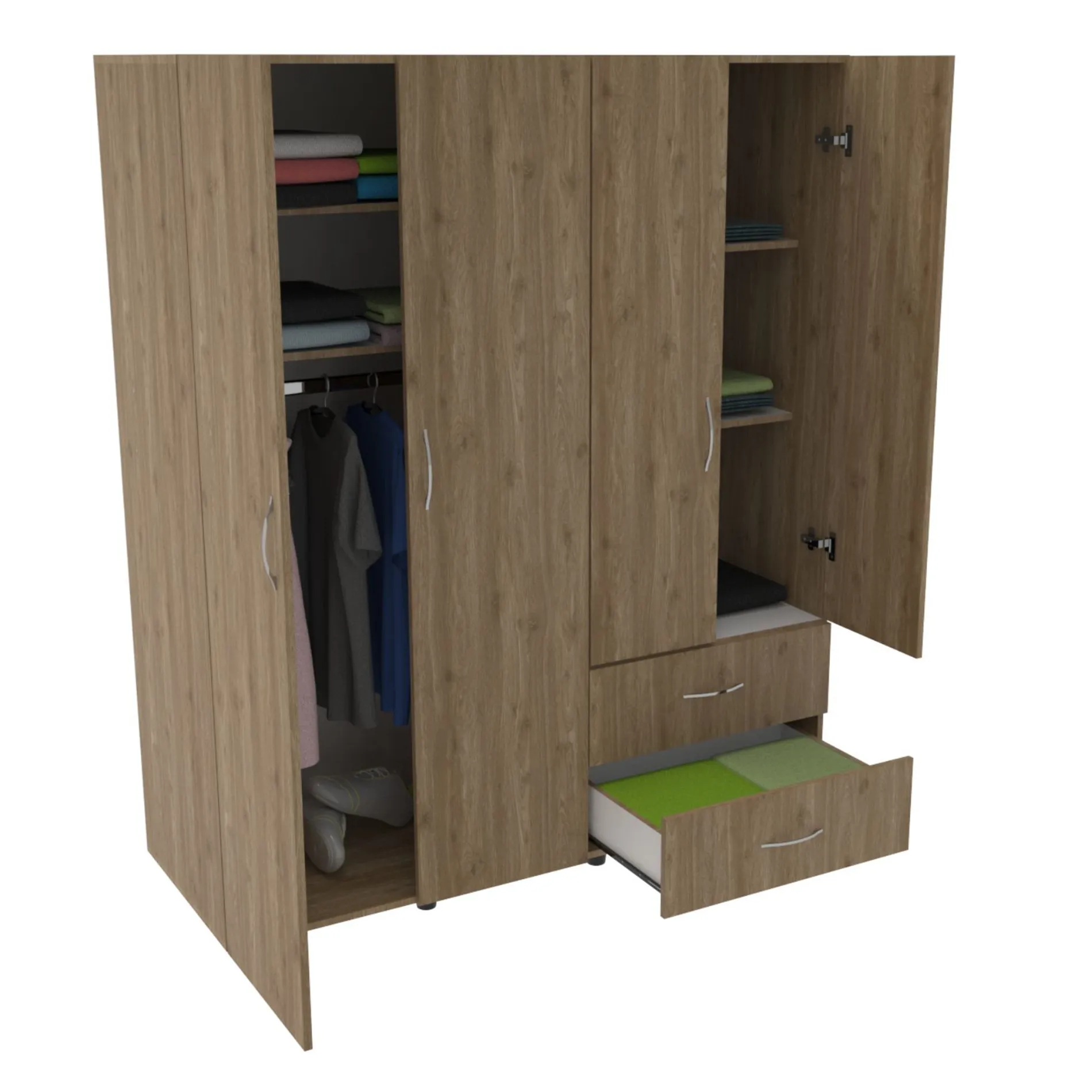 Closet Forty Cafe Oscuro 140 x 167 x 50