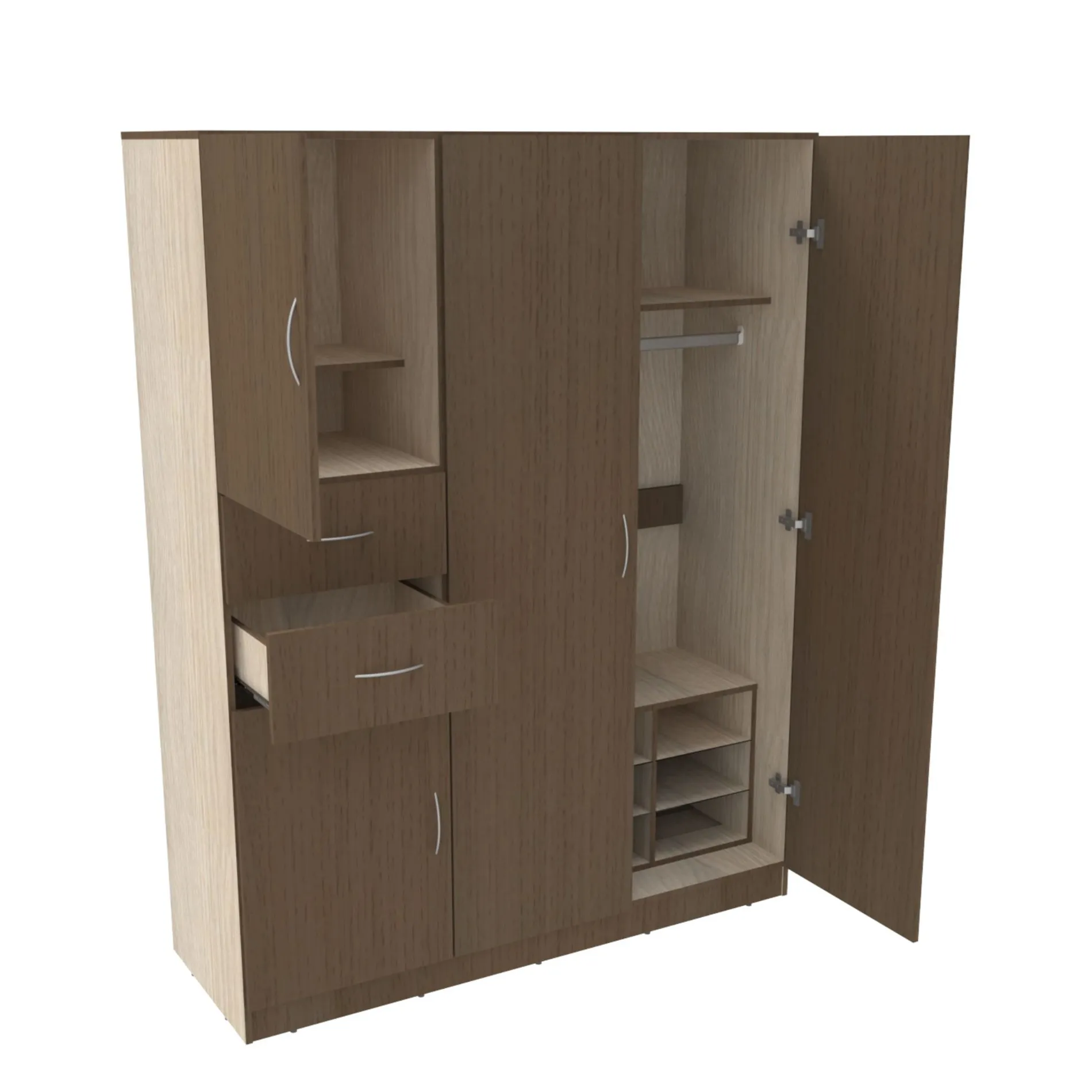 Closet Lur Cafe Oscuro 140 x 181.5 x 40