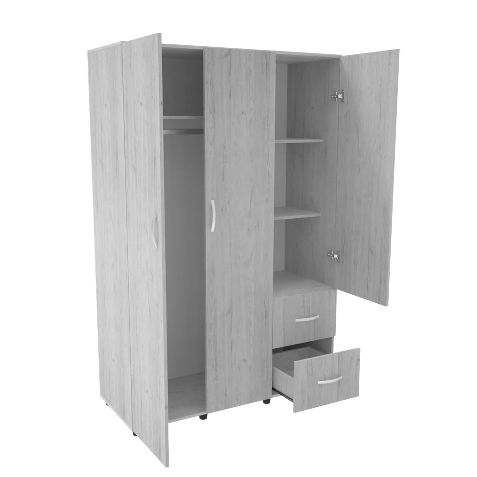 Closet Mayo Gris Claro 100 x 187 x 50