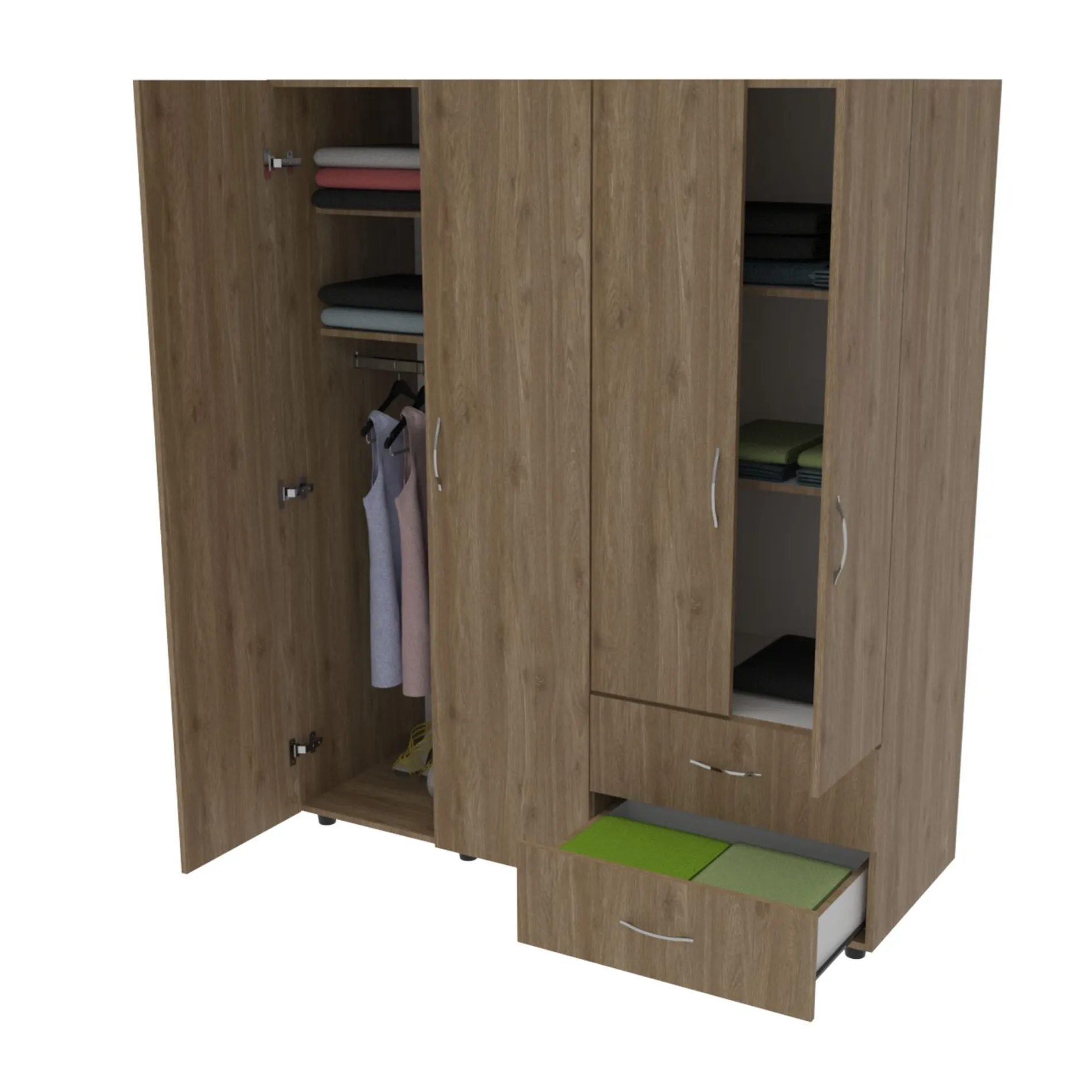 Closet Forty Cafe Oscuro 140 x 167 x 50