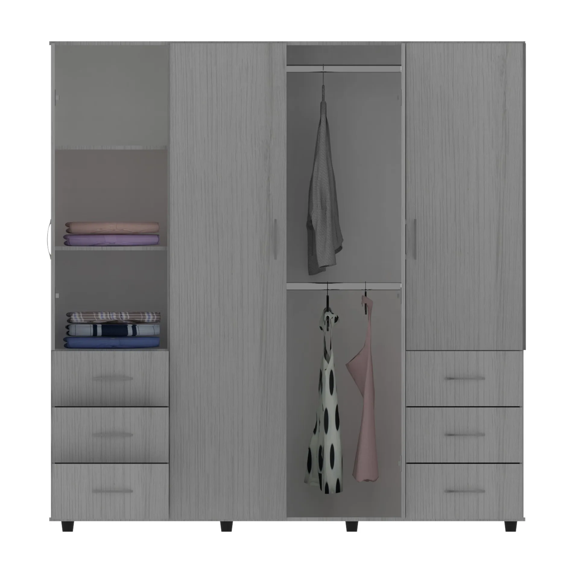 Closet Tol Gris Claro 181.5 x 187 x 50