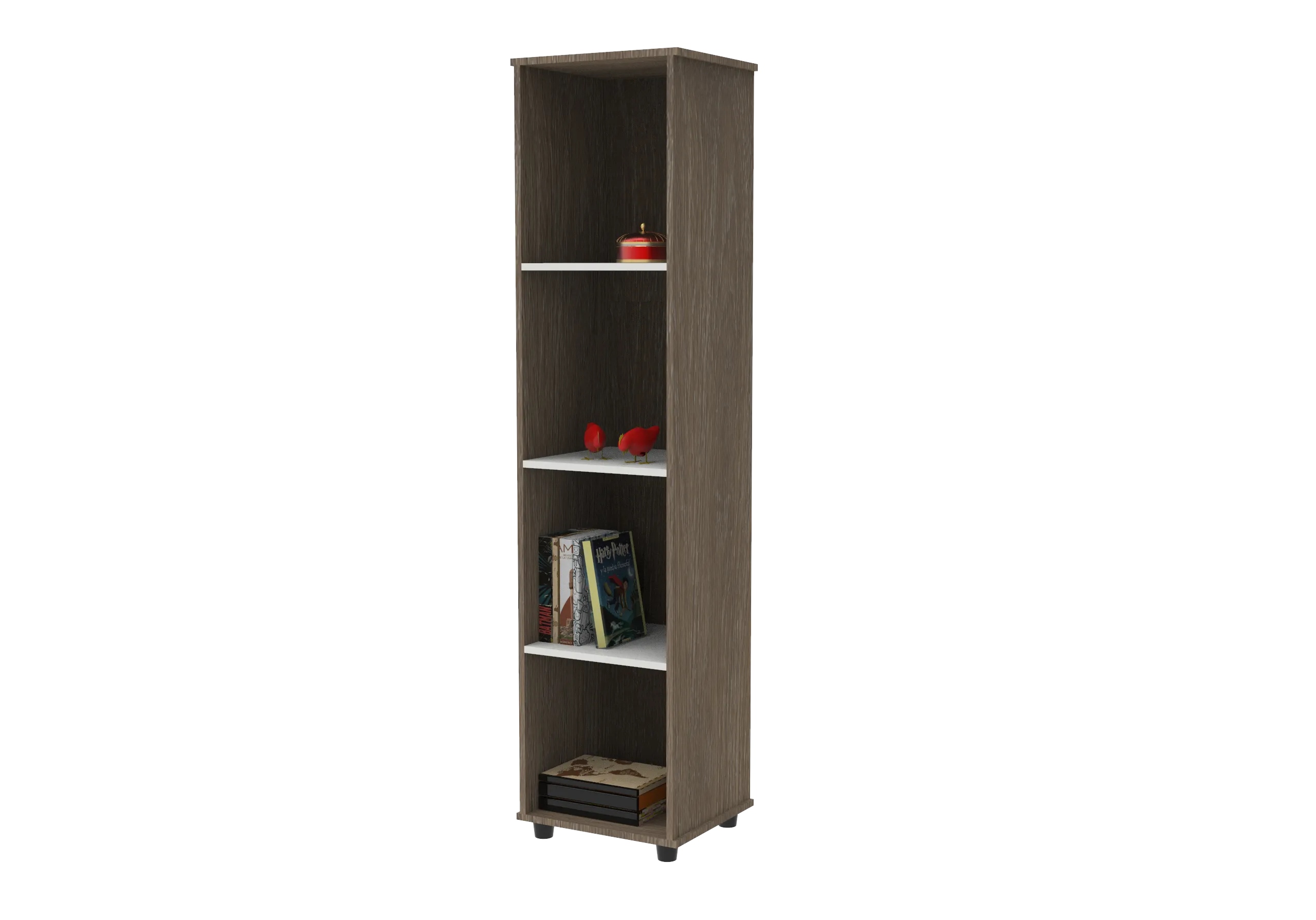 Biblioteca Jasa Cafe Oscuro 40 x 197 x 35