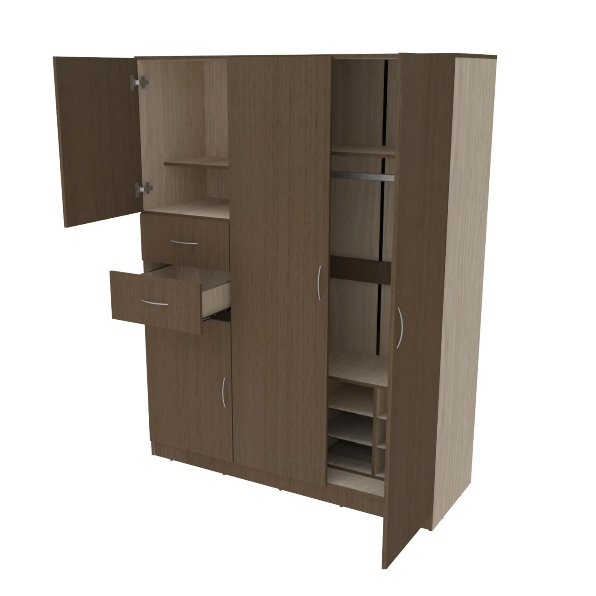 Closet Lur Cafe Oscuro 140 x 181.5 x 40