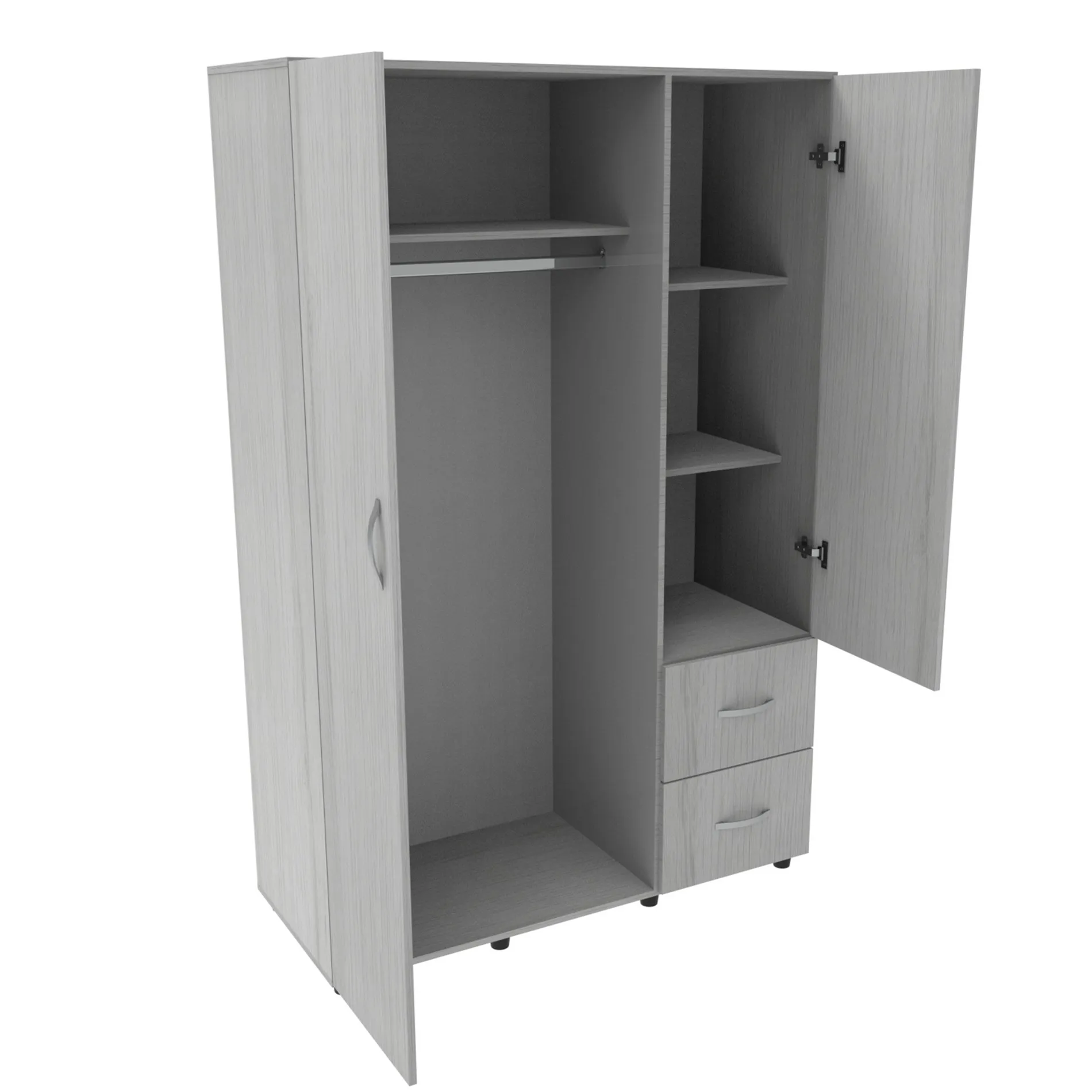 Closet Mayo Gris Claro 100 x 187 x 50