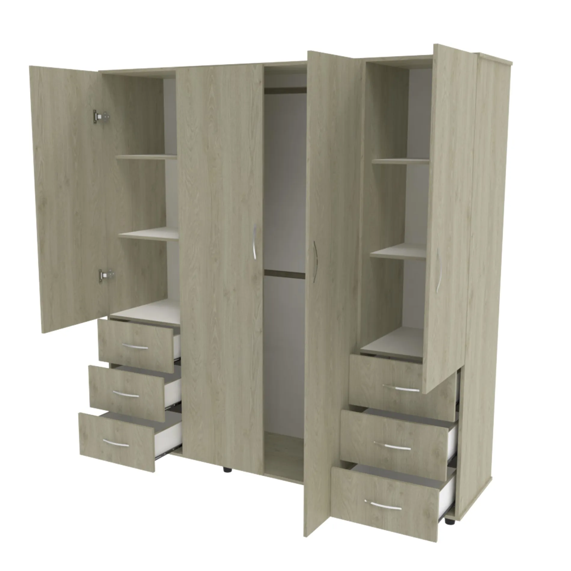 Closet Tol Cafe Claro 181.5 x 187 x 50