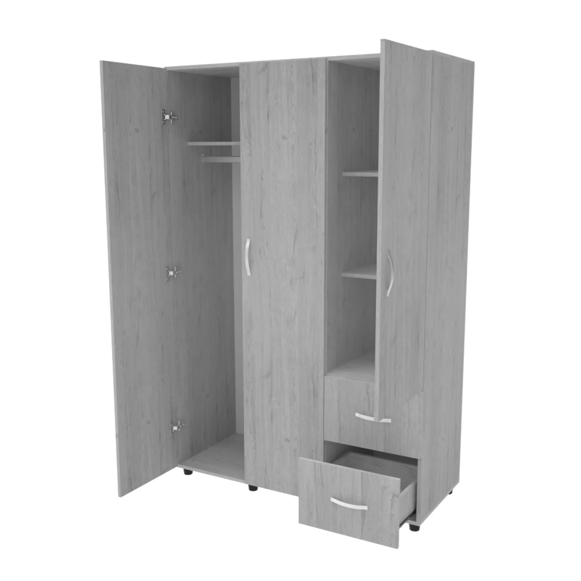 Closet Mayo Gris Claro 100 x 187 x 50