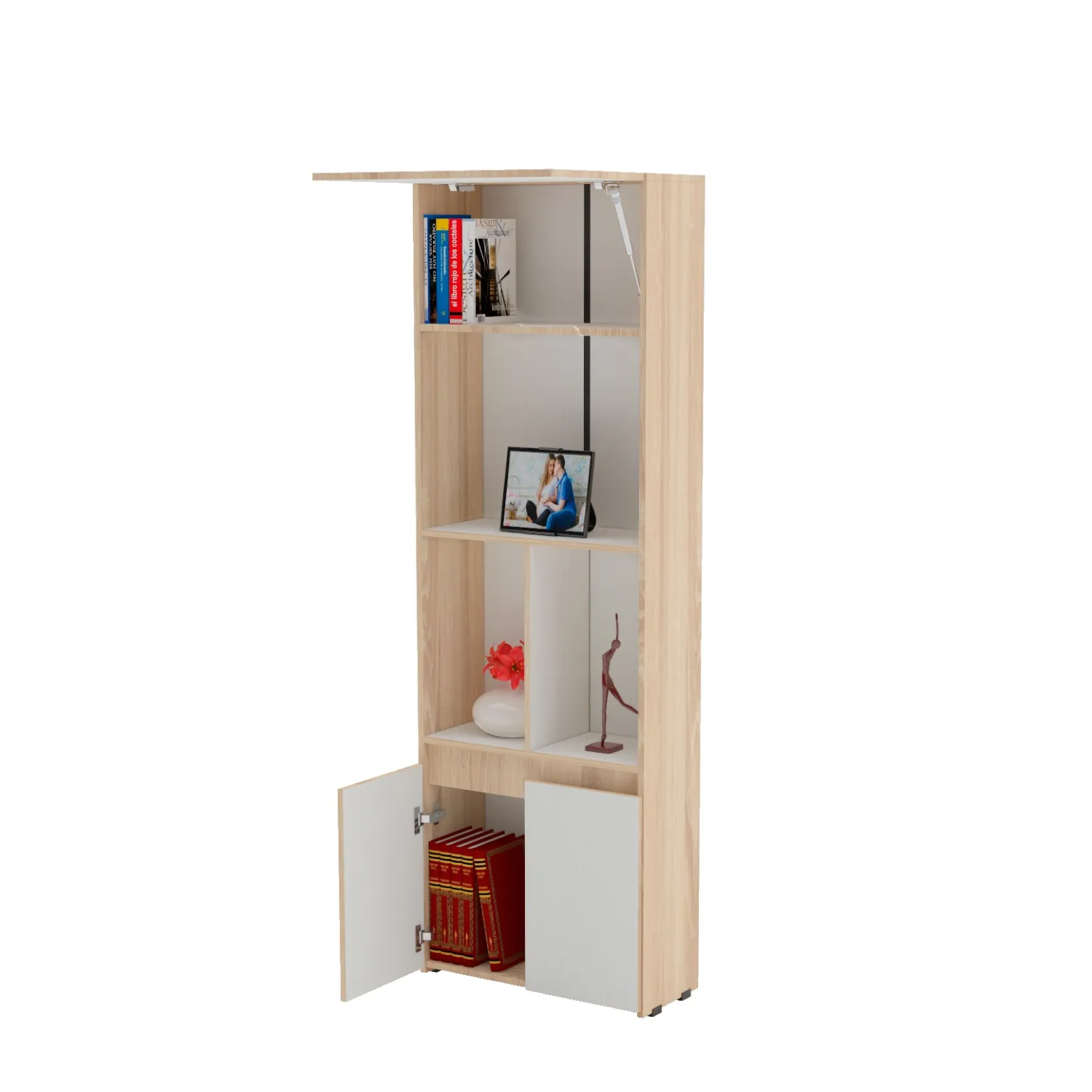 Biblioteca Nall Cafe 60 x 182.5 x 26.3